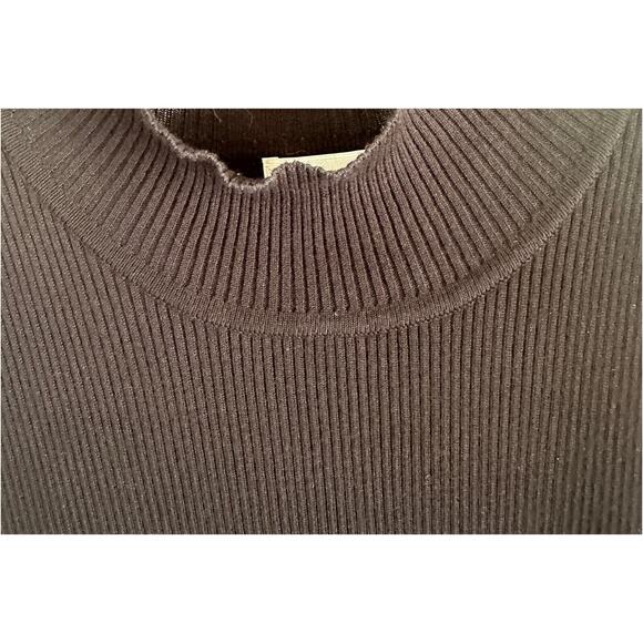 Chico’s Size 3 XL Black Sleeveless Mock Neck Knit Top Work Casual Evening - Picture 3 of 5